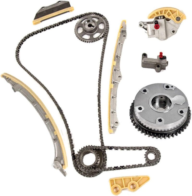 yeedaky Engine Timing Chain Kit with Camshaft Adjuster/VVT Gear Fit for Honda Acura ILX Accord Civic Crosstour CR-V 2.4L 2008-2015 - Image 1